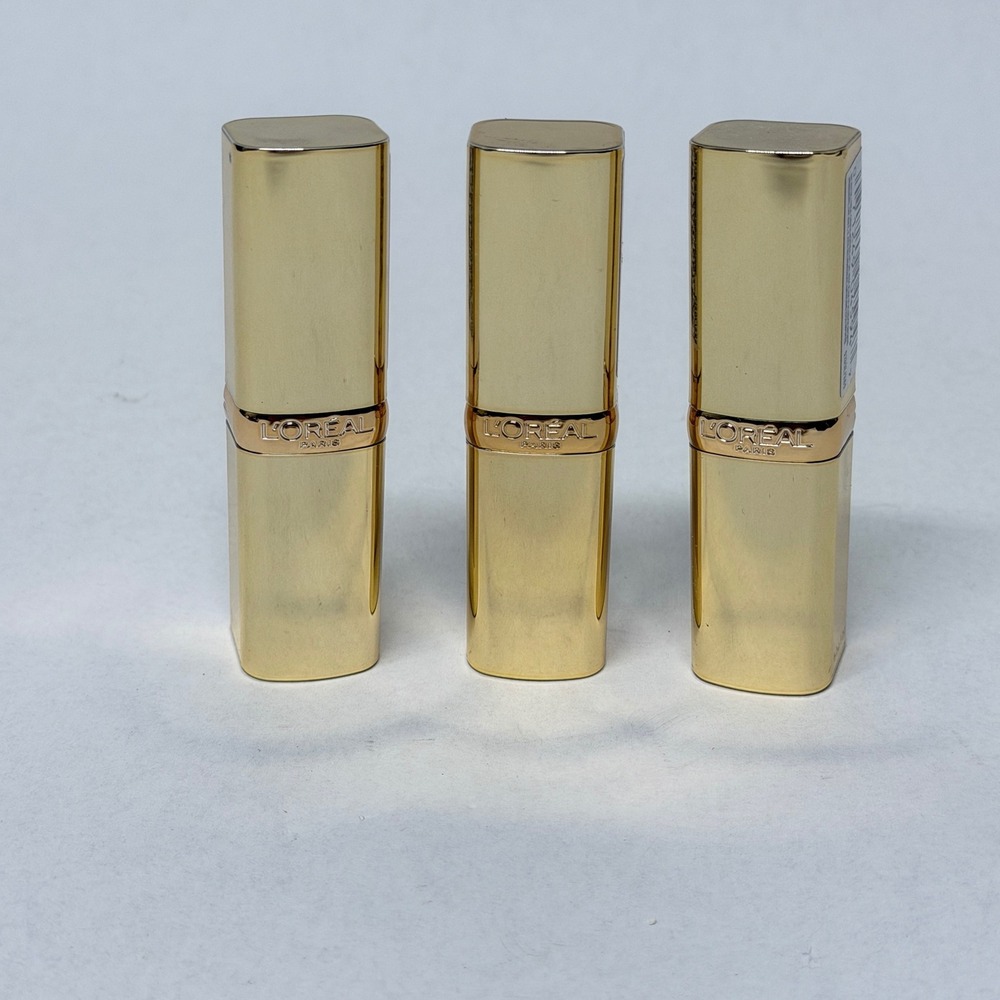 Loreal Colour Riche Satin Lipstick 3pc Set 300 635 825 Red Bronze New
